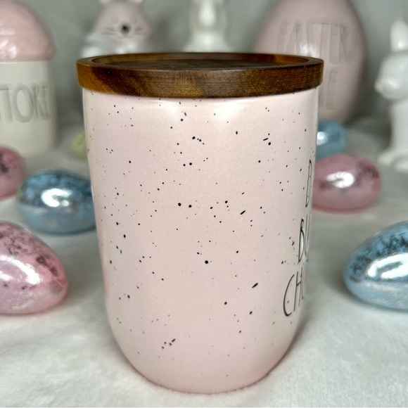 ❌SOLD❌ Rae Dunn Coffee Mug DID SOME BUNNY SAY CHOCOLATE Coaster Lid Easter Pink - Picture 11 of 17